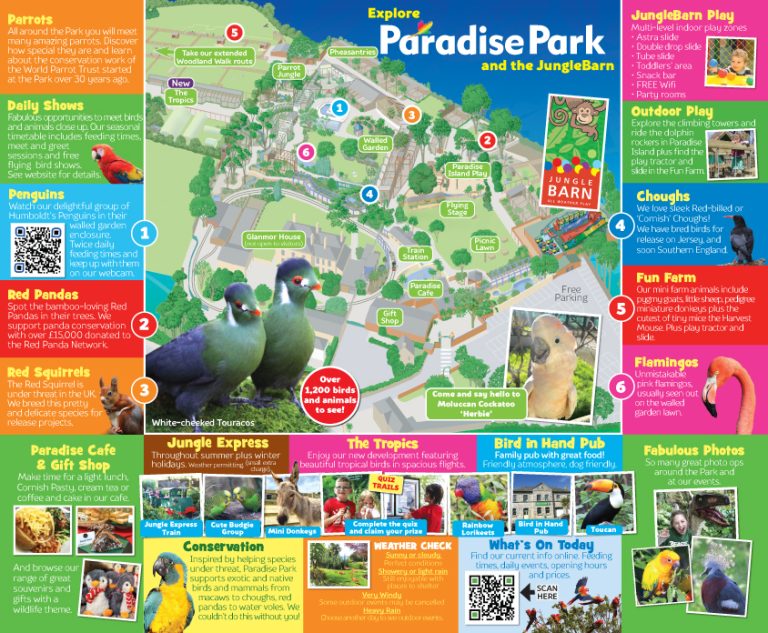 Map of the Park Paradise Park