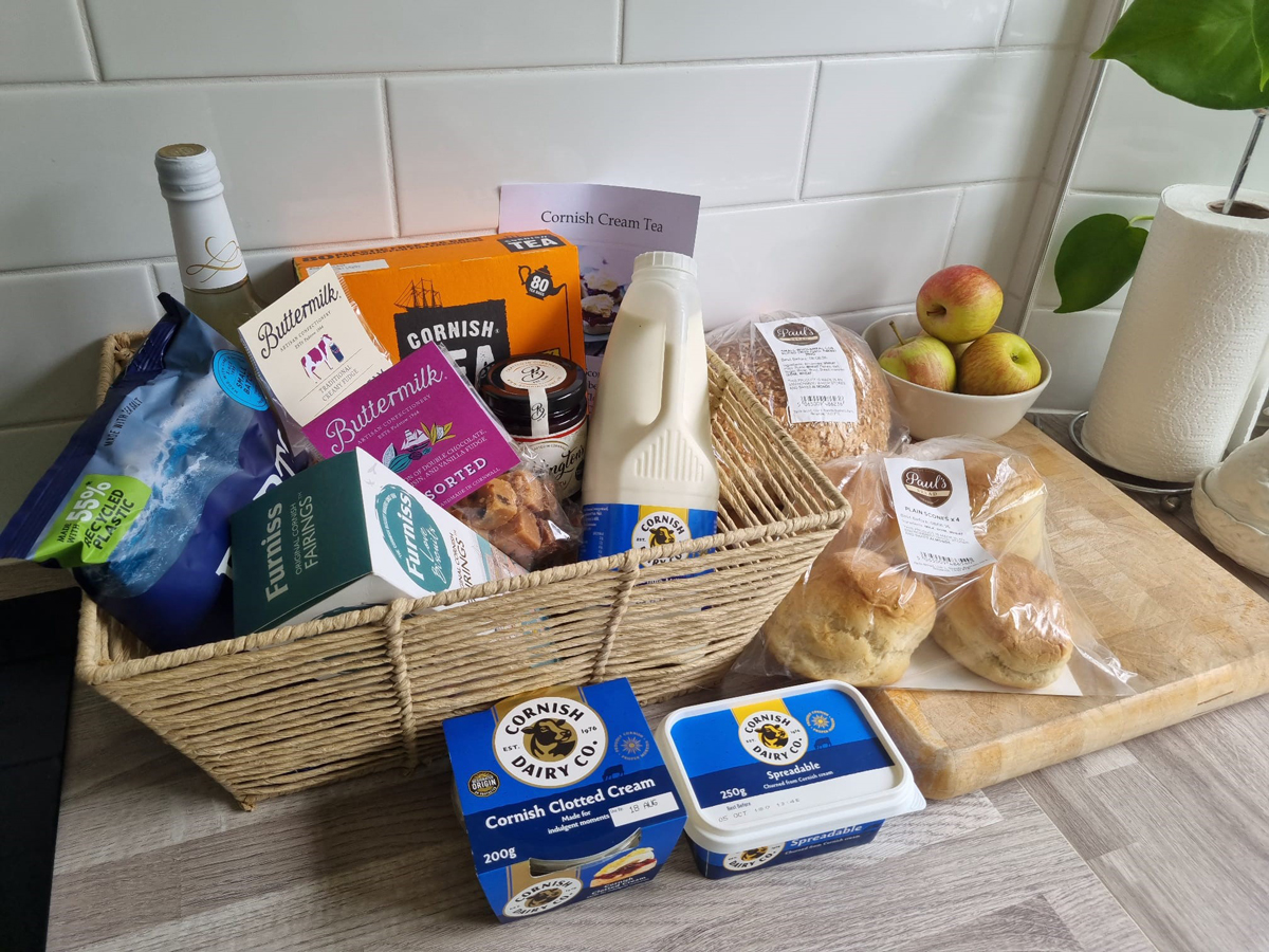 Hamper on arrival