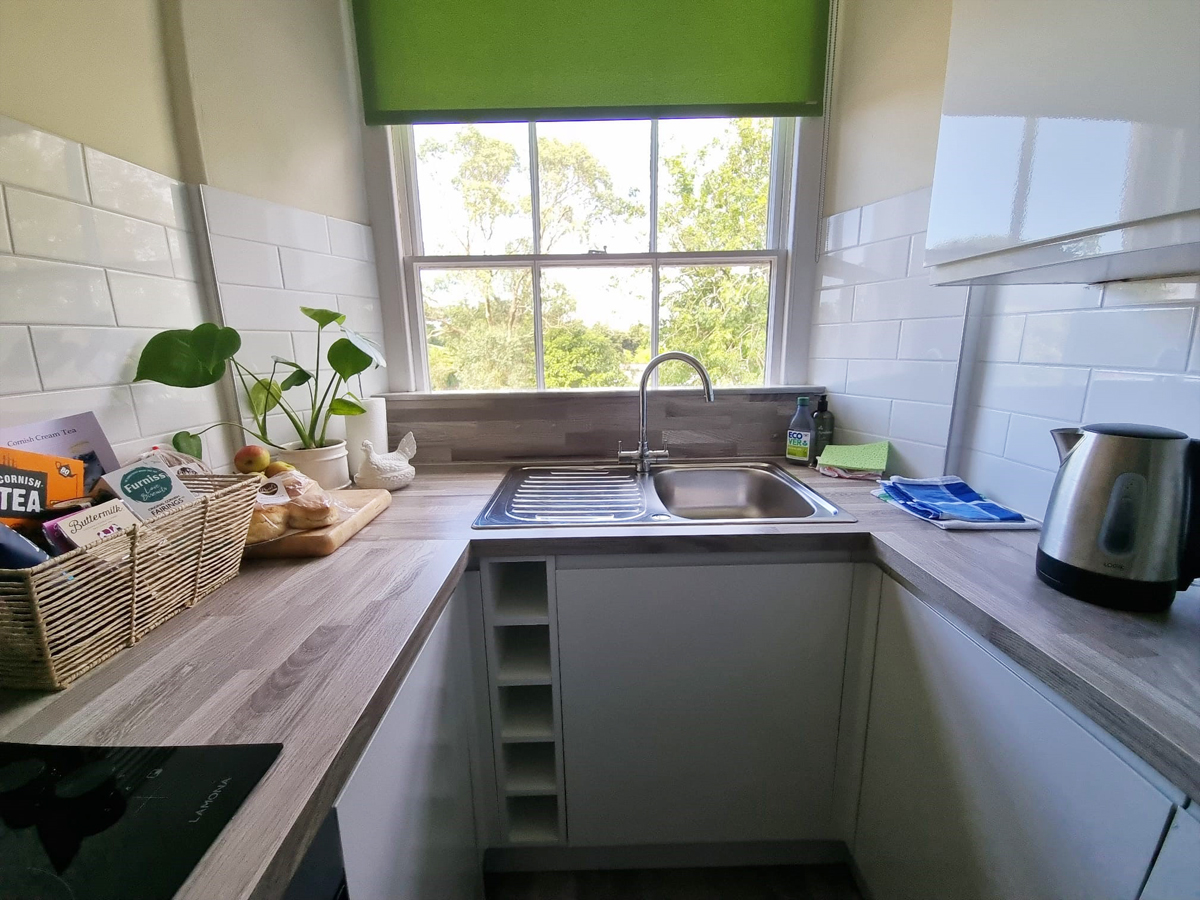 Kitchen of holiday apartment